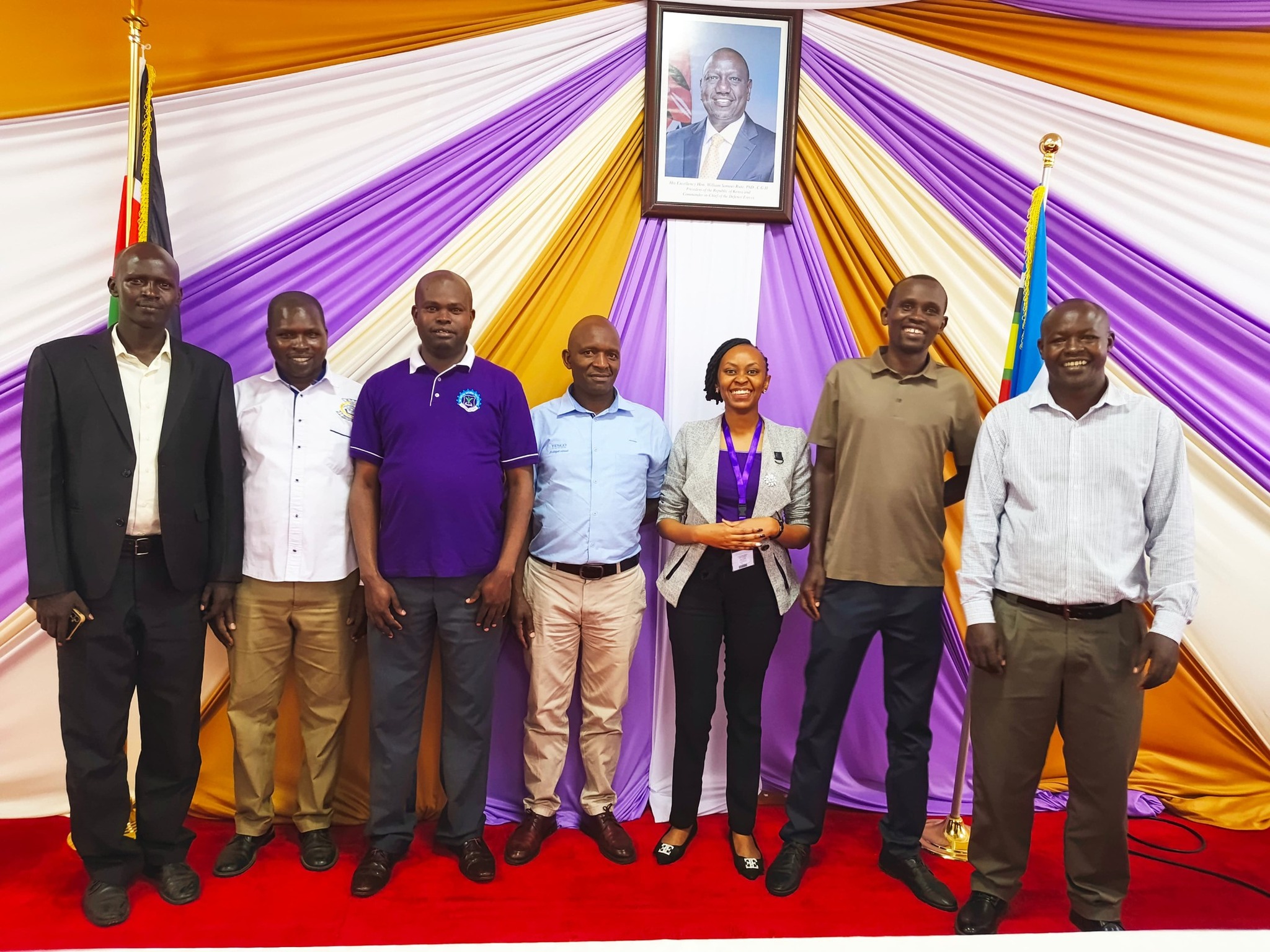 Emining Technical Training Institute in Baringo county came to TKNP for benchmarking